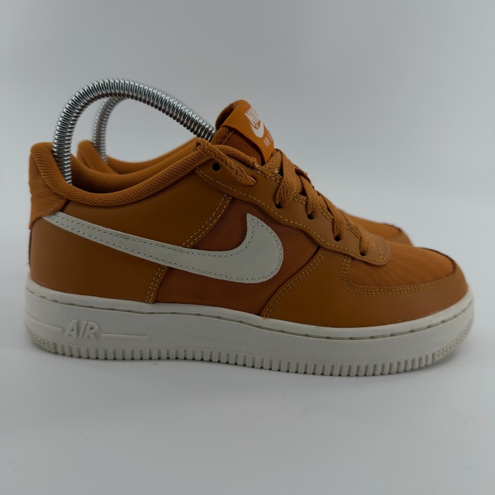 Nike Air Force 1 Low Monarch Orange White Size 5Y Sneakers